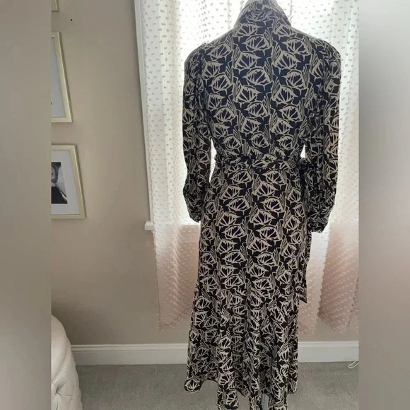 Banana Republic Silky Wrap Maxi Dress - Picture 7 of 15